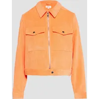 S.Oliver Kurze Cordjacke mit aufgesetzten Taschen orange 40