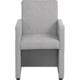 Home Affaire Cocktailsessel HOME AFFAIRE "Bologna", grau (hellgrau (capulet 4003)), B:60cm H:90cm T:59cm, Luxus-Microfaser;Kunstleder;Microfaser, Sessel, Cocktailsessel, in verschiedenen Farben und Materialien erhältlich