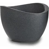 250 Ø 40 x 30 cm schwarz-granit