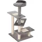 PawHut Kletterbaum 48,5 x 48,5 x 100 cm beige/grau