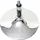 Mendler Esszimmerstuhl HWC-A50 III Stoff creme/grau