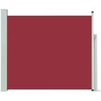 VidaXL Ausziehbare Seitenmarkise 100 x 300 cm rot 48373