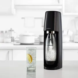 Sodastream Easy schwarz + PET-Flasche + Zylinder