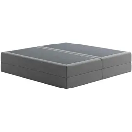 home collective Boxspringbett 200 x 200 cm H2 Grau