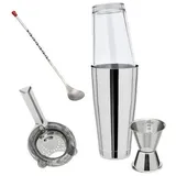 ich-zapfe Cocktail Set Boston Shaker mit Original Mixing-Glas