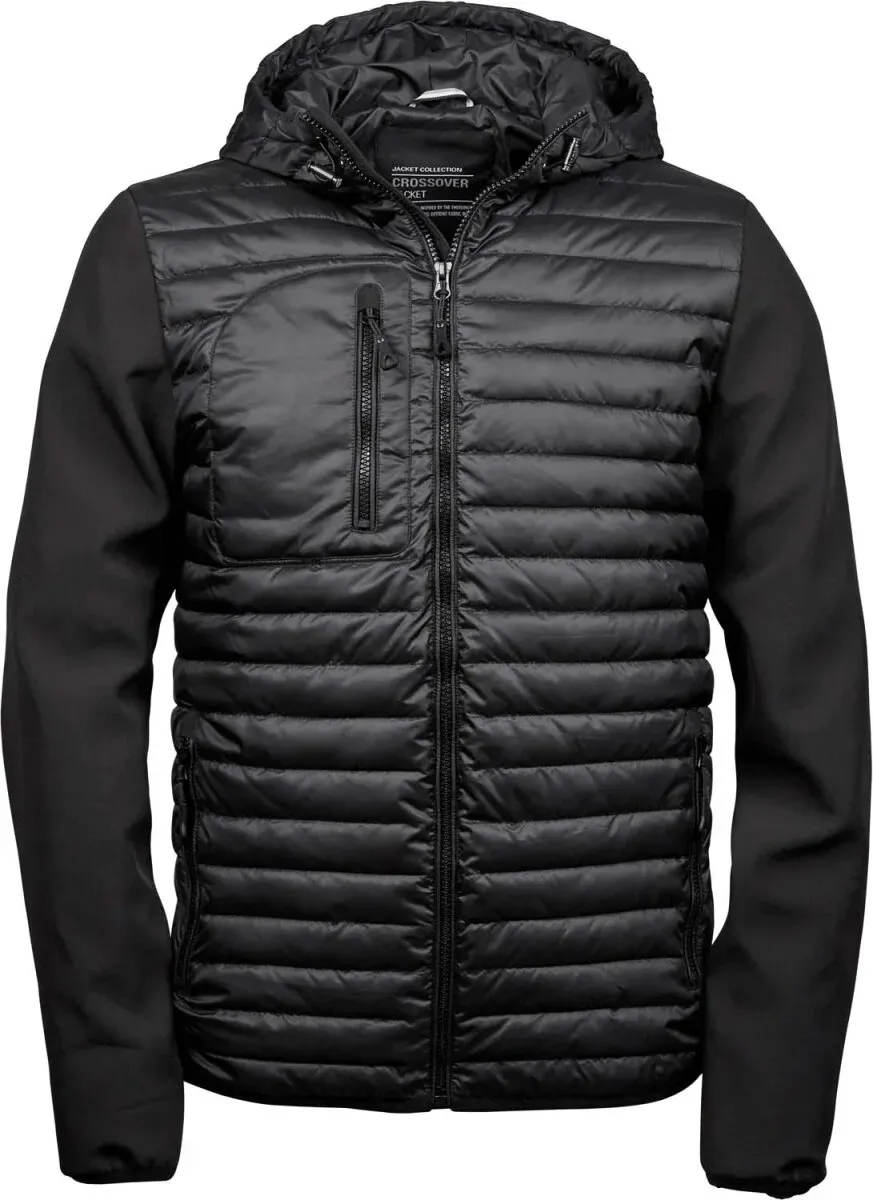 Tee Jays Herren Crossover Kapuzenjacke Stepp-Jacke 9628