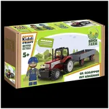 KiddiCraft Großer Schlepper mit Anhänger 211-tlg.