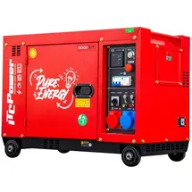 ITC Power 8000d Diesel Stromaggregat rot