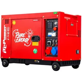 ITC Power 8000d Diesel Stromaggregat rot