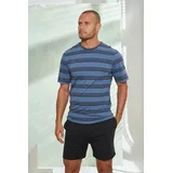 H.I.S. Pyjama gestreift Blau 44/46 (S)