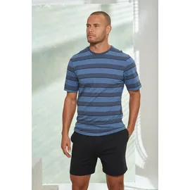 H.I.S. Pyjama gestreift Blau 44/46 (S)