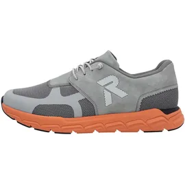 Rieker Preston Herren Weite F grau/orange 42