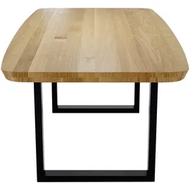 massivline & more Porto 220 x 75 x 100 cm schwarz