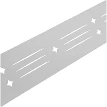 zaun|zu® Sichtschutzstreifen Dekor Starline 255 x 15 cm Weiß PVC 2 St.