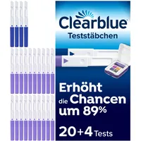 Clearblue Fertilitätsmonitor Nachfüllpackung 20 Ovulationstests + 4 Schwang