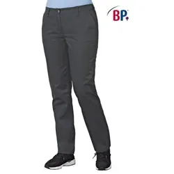 Chinohose für Damen 1734 686 anthrazit, Größe 42l - grau - 42l
