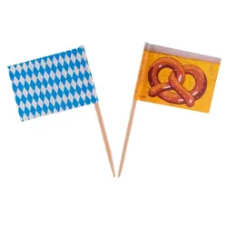 50 Oktoberfest Brezel Party Picker - OS