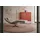 KAWOLA Relaxliege LETICIA Leder 0 x 0 x 0 cm grau mit Nackenkissen