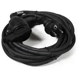 McPower Netzkabel Schutzkontakt-Verlängerung McPower, 5m, 3x1,5mm2, IP44, schwarz,