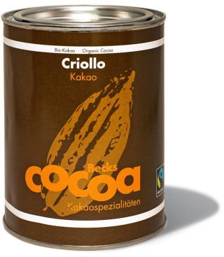 Bio-Kakao Becks Cacao Criollo 100 % ohne Zusatzstoffe, 250 g