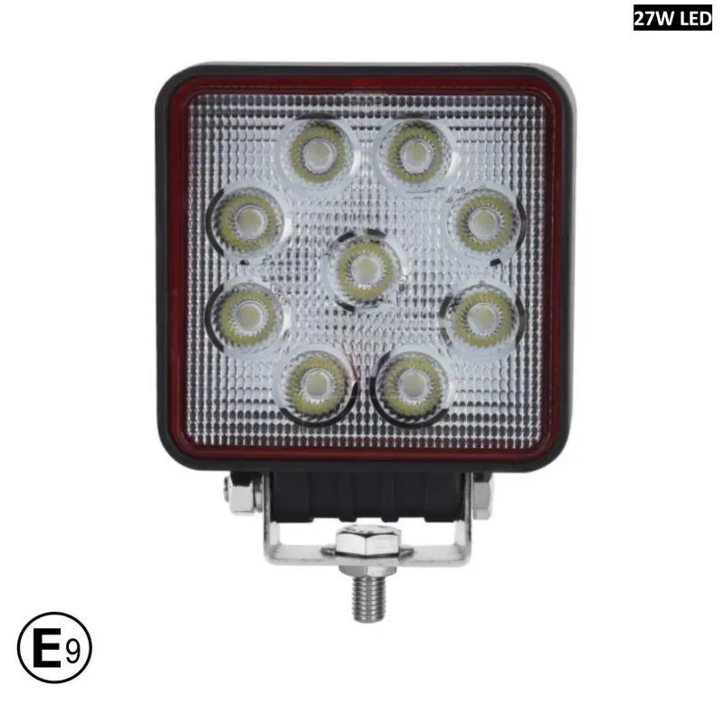 10 cm 27W Super leistungsstarker quadratischer PRO-LED-Strahler / Halogen-Lampe 12–24V