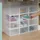 Relaxdays Schuhbox 12er Pack 1-tlg. Transparent/Weiß