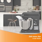 LIVOO Rührmaschine, Küchenmaschine, schwarz