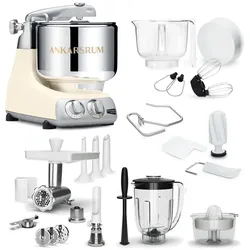Ankarsrum Küchenmaschine Assistent Original 6230 Light Creme Deluxe Paket