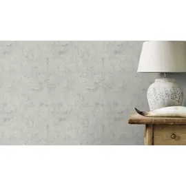Rasch Textil Vliestapete 10,05 m x 0,53 m 407341 Grau/Silber