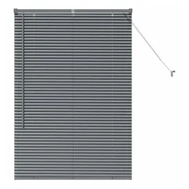 vidaXL Balkenjalousie 130 x 95 cm Dunkelgrau
