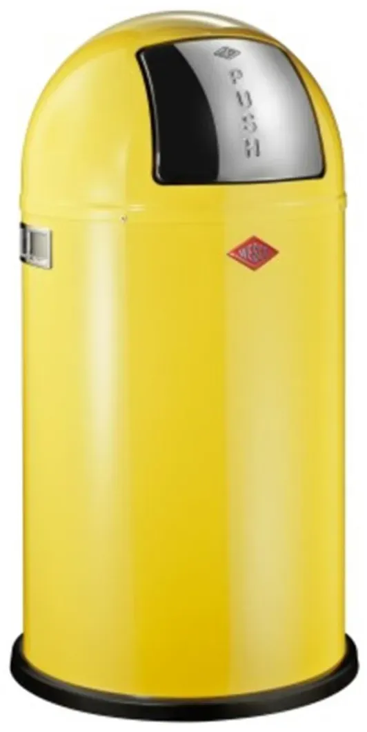 Wesco Mülleimer Pushboy 50 Liter - Zitronengelb