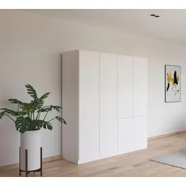 Rauch Drehtürenschrank »Kleiderschrank Schrank Garderobe Schlafzimmerschrank »Joel« - weiß
