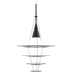 Louis Poulsen Enigma 425 Pendelleuchte, black