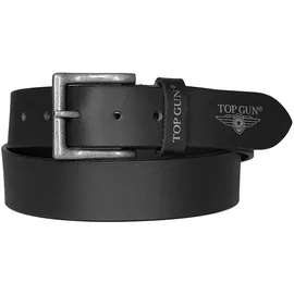 Top Gun Ledergürtel schwarz 95