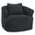 MCW Sessel P18 Cord 370 g/m2 70 x 70 x 70 cm Dunkelgrau mit Kissen