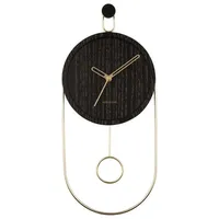 Karlsson Wanduhr in schwarz | Gr.: onesize