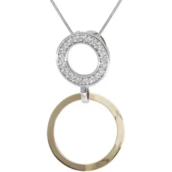 Kette mit Anhänger OSTSEE-SCHMUCK "Ostsee-Schmuck Kette mit Anhänger Sunny Exklusiv" Gr. 42, silber (silberfarben), Halsketten, Damen, 42cm, Silber 925 (Sterlingsilber), L: 42cm