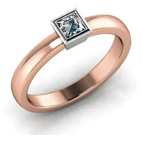 Verlobungsring VR06 333er Rot-/Weiflgold - 3485