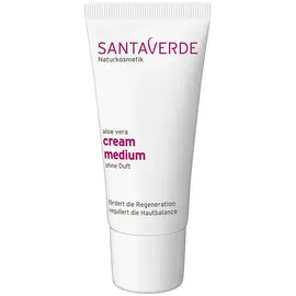 Santaverde Aloe Vera Creme Medium ohne Duft 30 ml