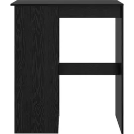 vidaXL Bartisch mit Regal 90 x 47,5 x 103,5 cm Schwarz