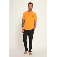 Jp1880 Schlafanzug orange / schwarz 4XL