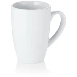 36x Becher Tasse, 300 ml, weiß, Porzellan, Kaffeetasse Konische Form