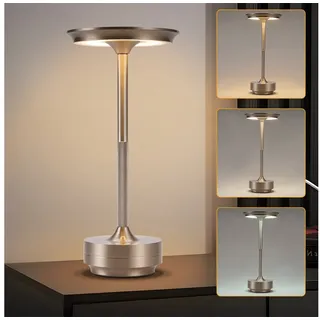 GBLY Tischlampe Kabellos LED Tischleuchte Akku - Nachttischlampe Touch Dimmbar Tischlampe Kabellos, USB Aufladbar Batterie Tischlampen für Schlafzimmer