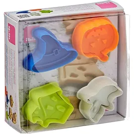 Ibili 733000 Ausstechformen mit Ausdrücker, Halloween