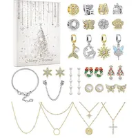 LuxusKollektion Schmuck-Adventskalender Schmuck Adventskalender 2024 Weihnachtskalender Damen Mädchen