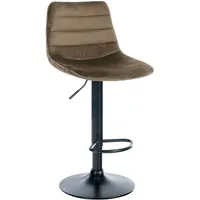 CLP Barhocker Lex Samt schwarz