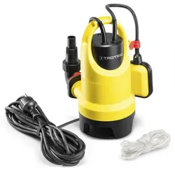 TROTEC Schmutzwasser-Tauchpumpe TWP 4036 E Hochleistungspumpe 7.500 l/ h 400 Watt Pumpe Gartenpumpe