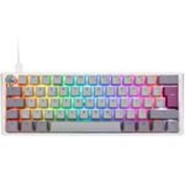 Ducky One 3 Mist Grey Mini Gaming Tastatur, RGB LED - MX-Red