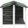 vidaXL Hundehütte Grau 96x87x80,5 cm Massivholz Kiefer