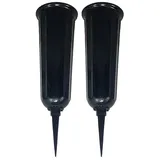 BAYLI Grabvase 2er Set schwarz